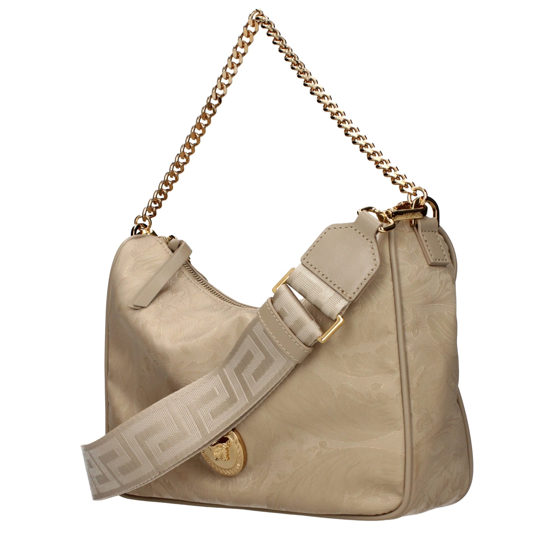 Versace Beige Fabric Handbag | Regal Royce