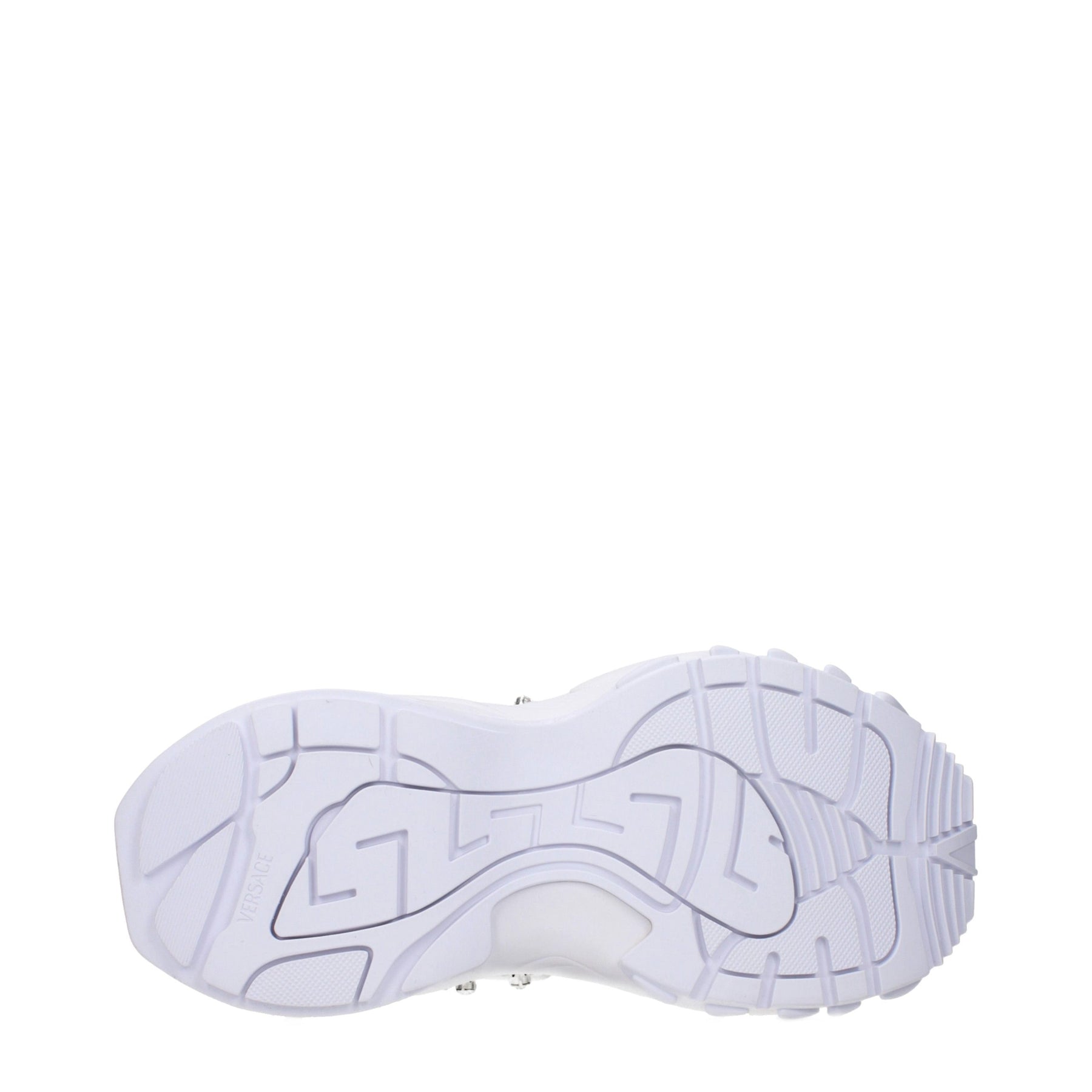 Versace White Fabric Sneakers | Regal Royce