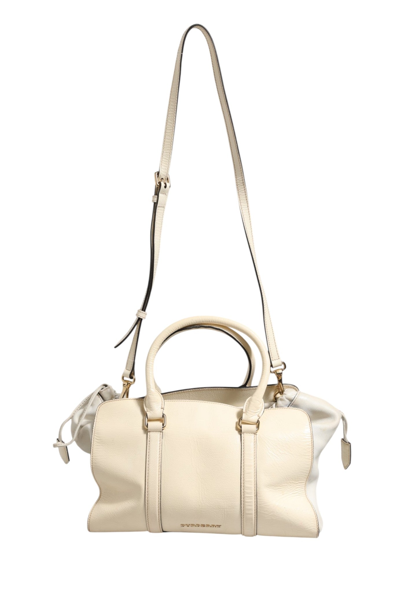 Burberry Chalk White Large Leather Tote Bag | Regal Royce