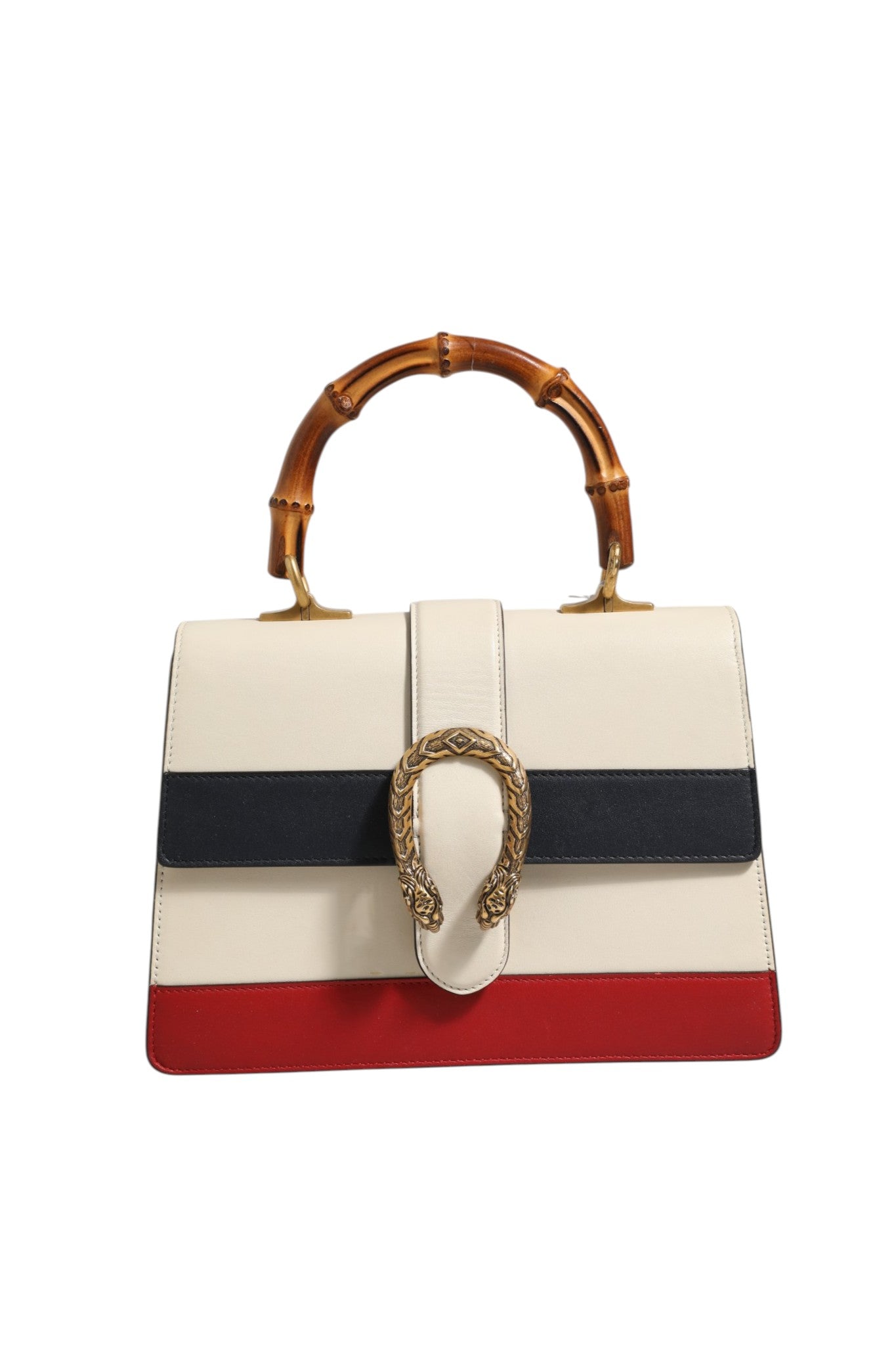 Gucci Dionysus Bamboo Top Handle Bag Colorblock Leather | Regal Royce