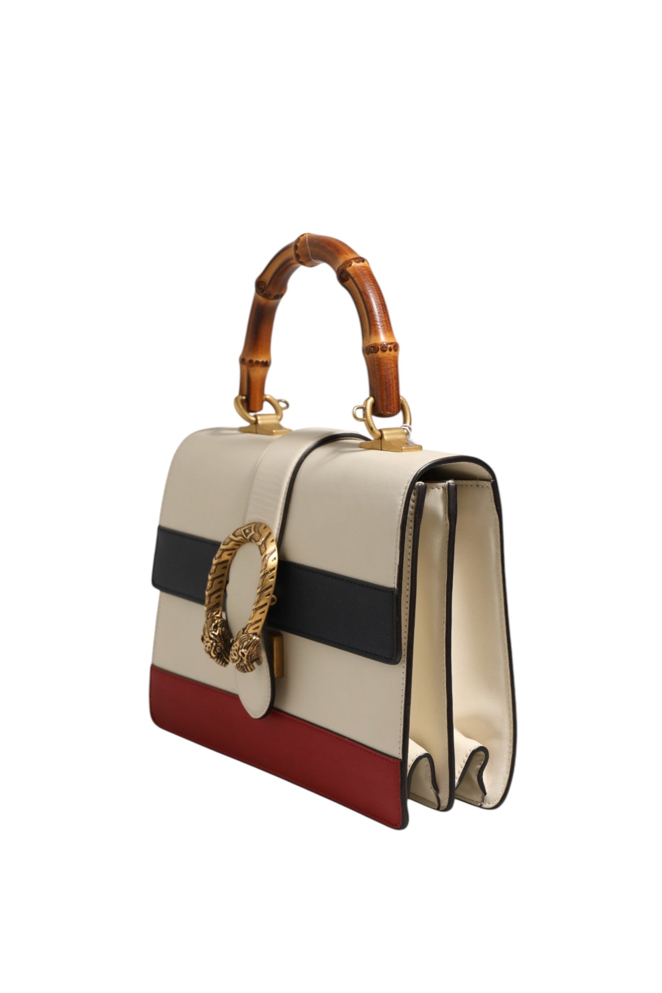 Gucci Dionysus Bamboo Top Handle Bag Colorblock Leather | Regal Royce