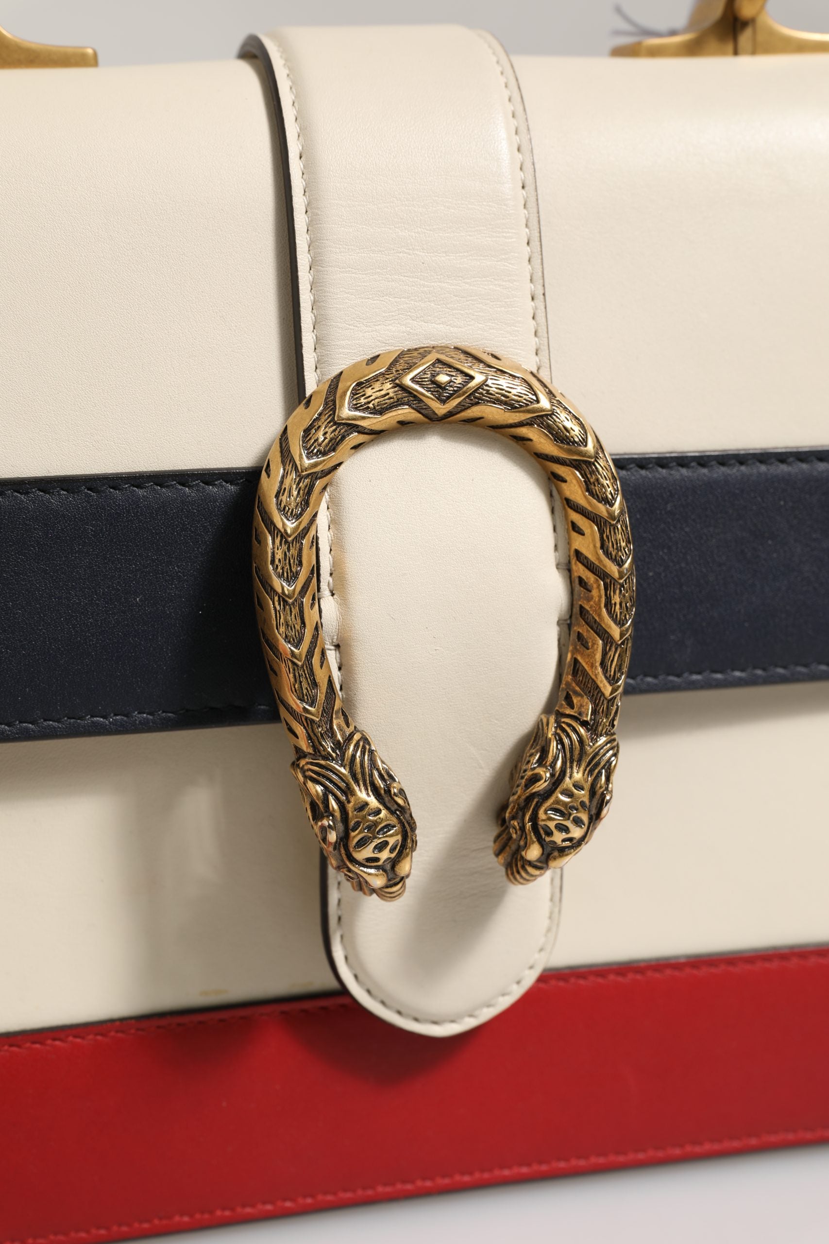 Gucci Dionysus Bamboo Top Handle Bag Colorblock Leather | Regal Royce