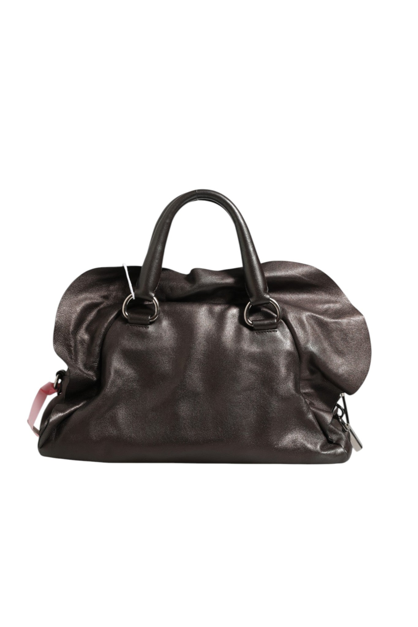 Prada Metallic Nappa Leather Ruffle Shoulder Bag | Regal Royce