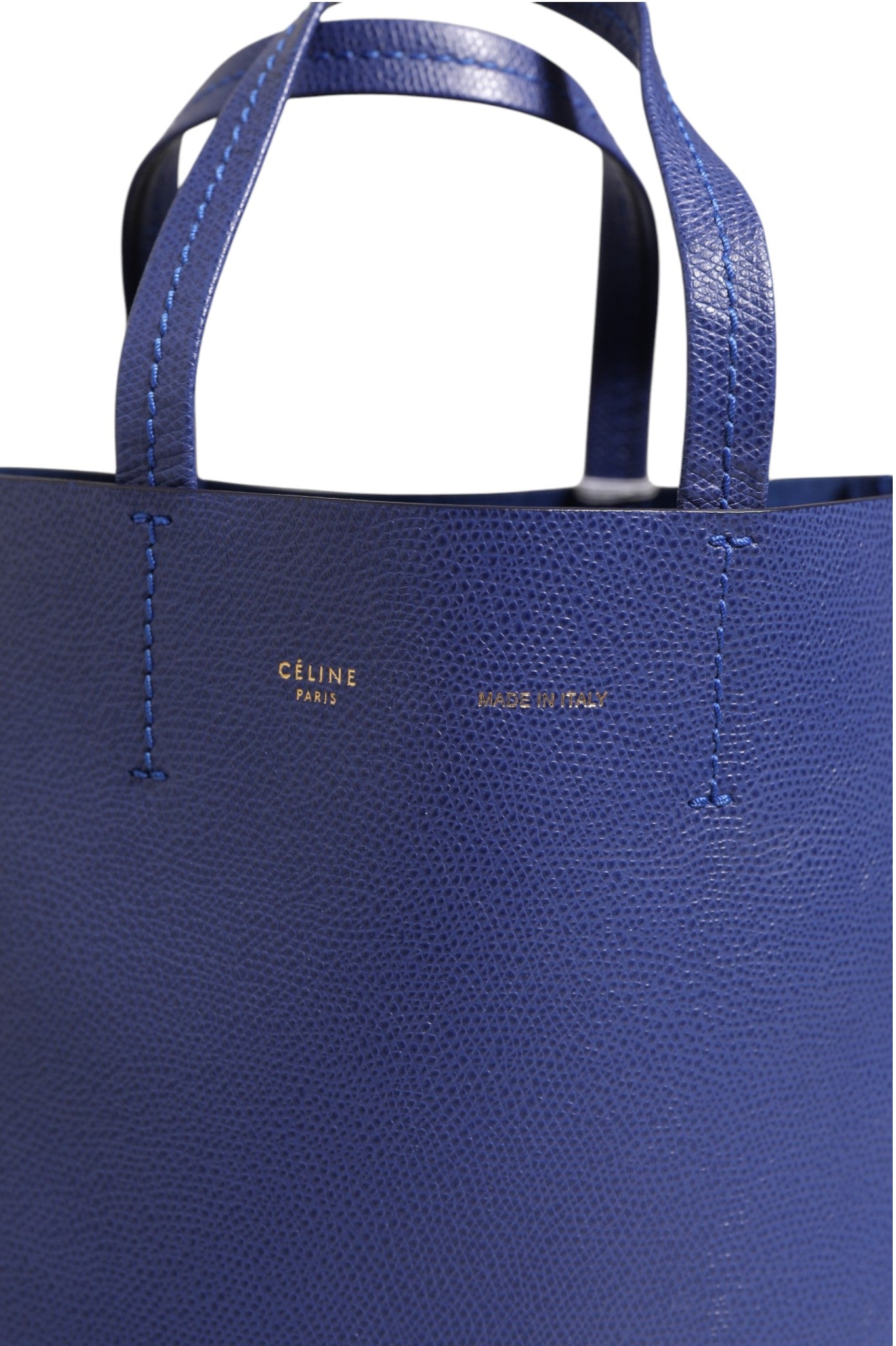 Celine Blue with Gold Tote Bag | Regal Royce