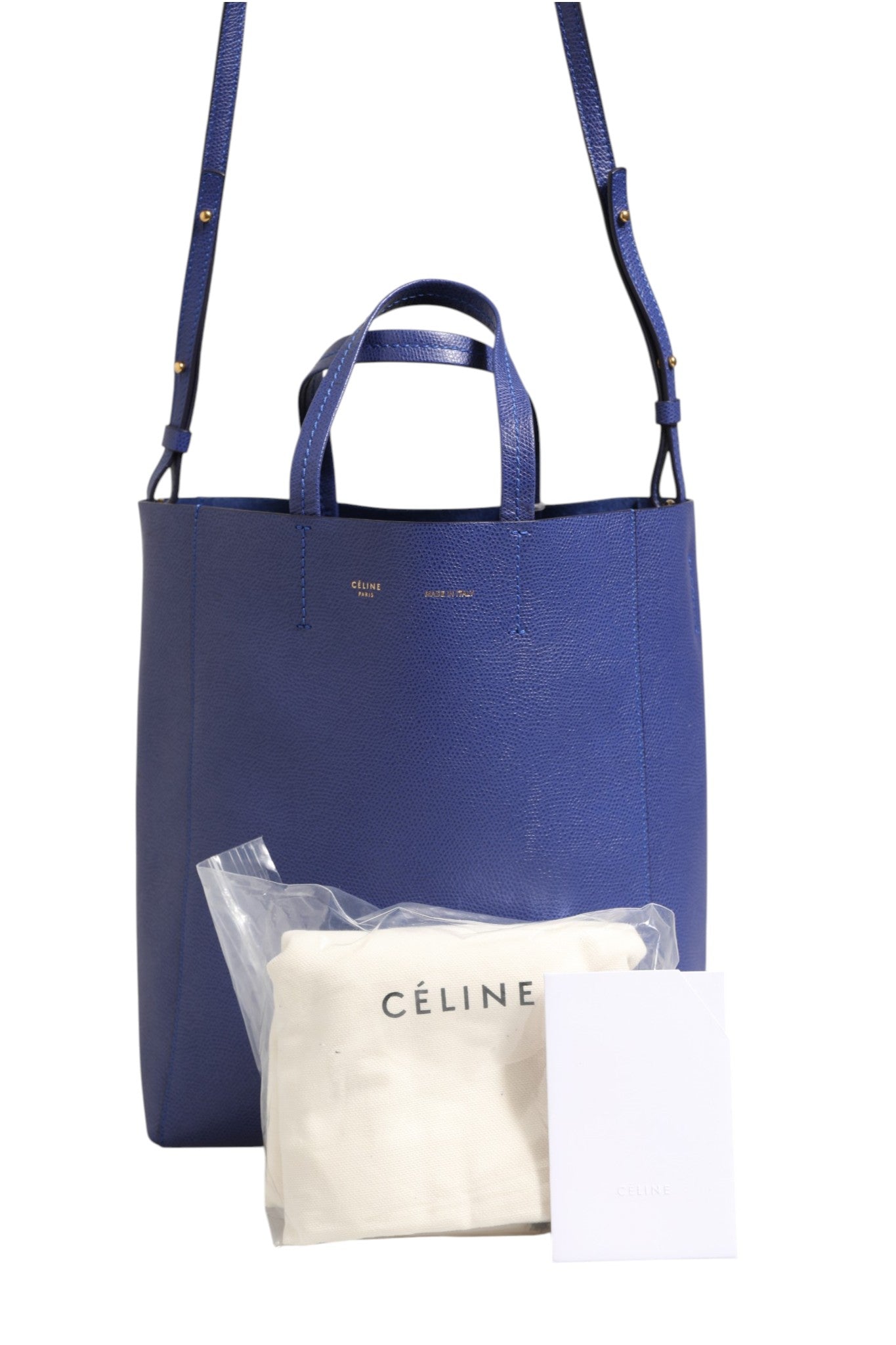 Celine Blue with Gold Tote Bag | Regal Royce
