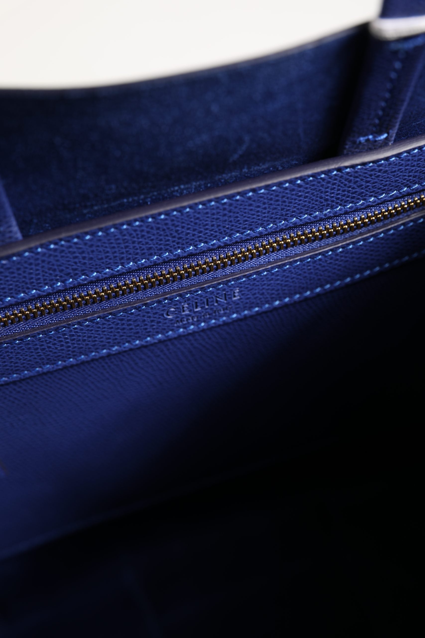 Celine Blue with Gold Tote Bag | Regal Royce