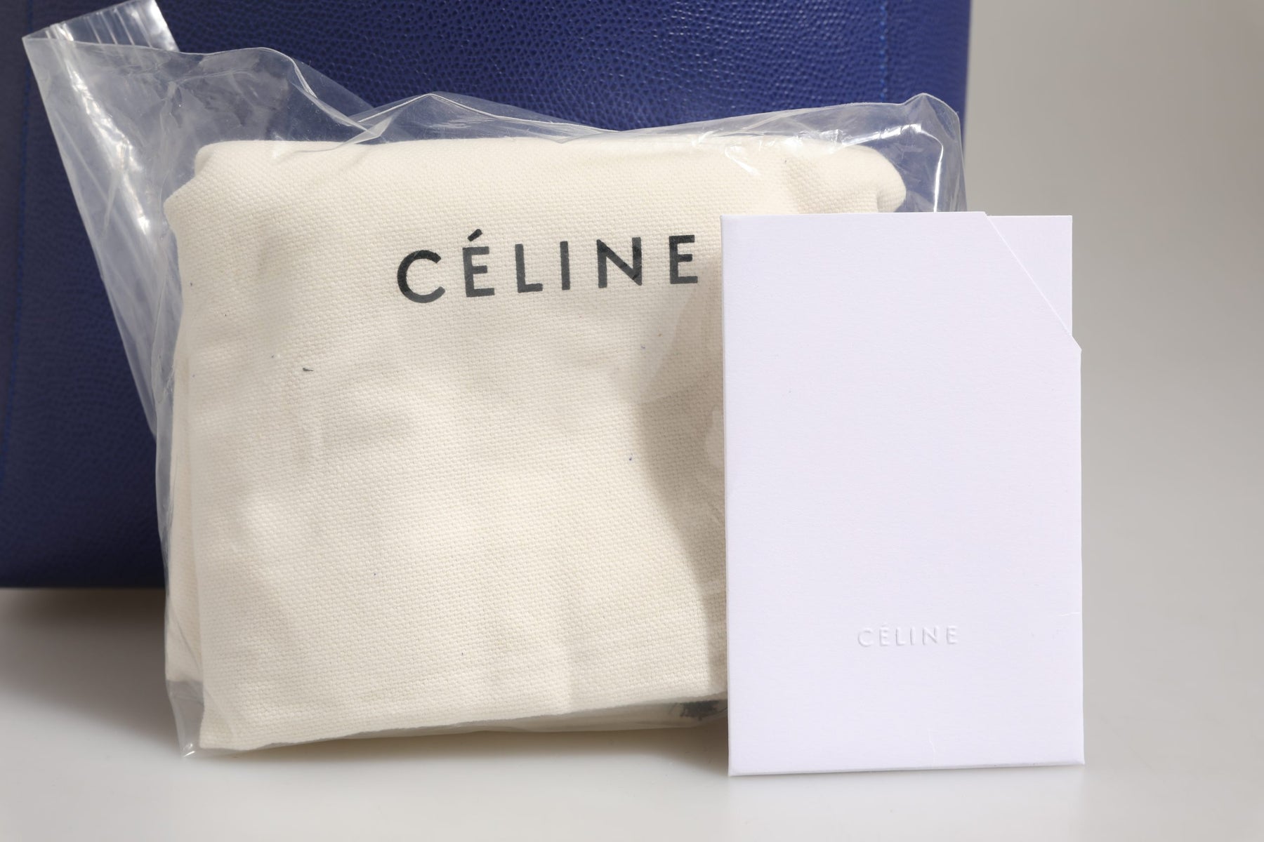 Celine Blue with Gold Tote Bag | Regal Royce
