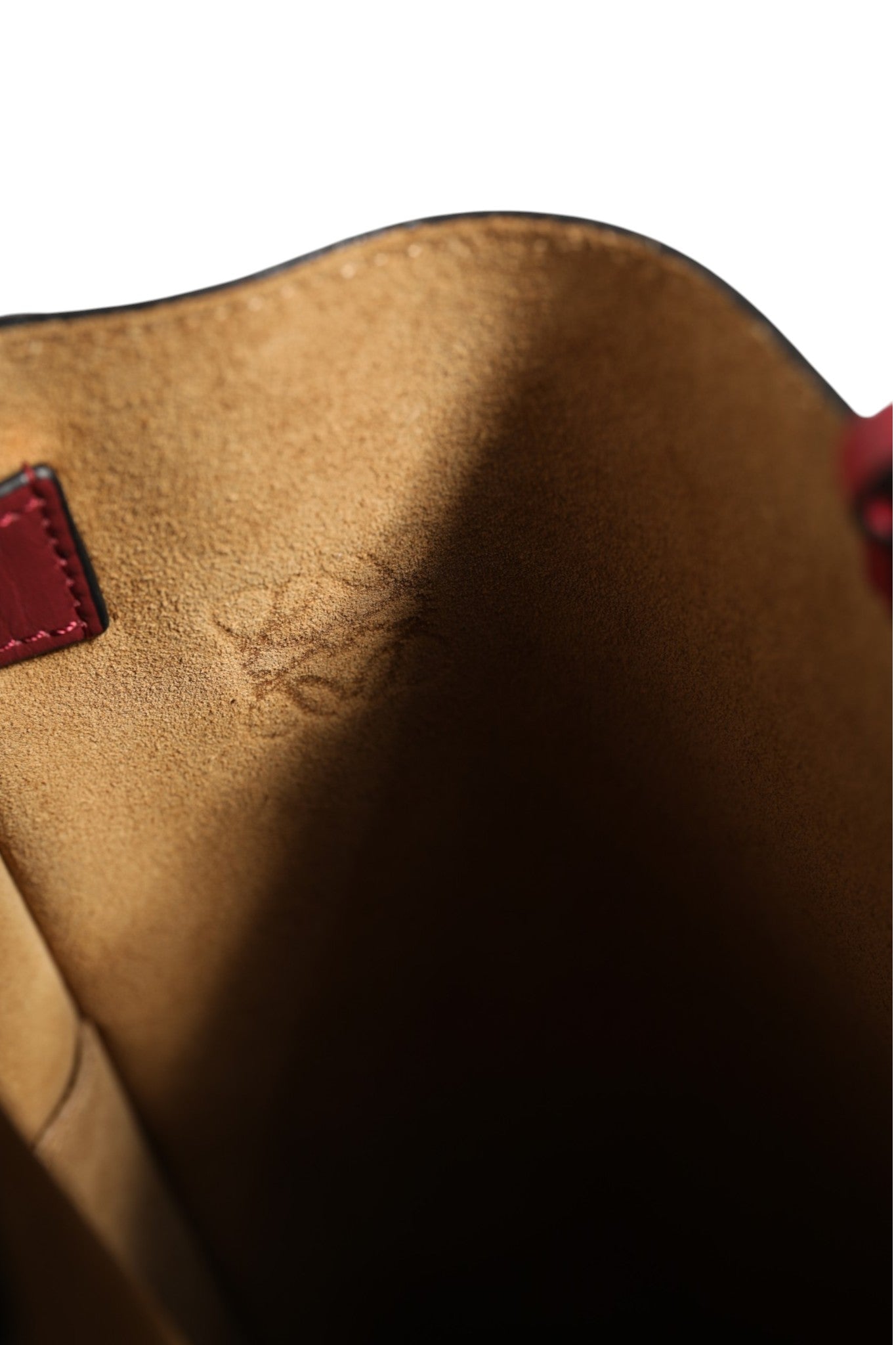 Loewe Gate Raspberry & Wine Leather Bucket Bag | Regal Royce