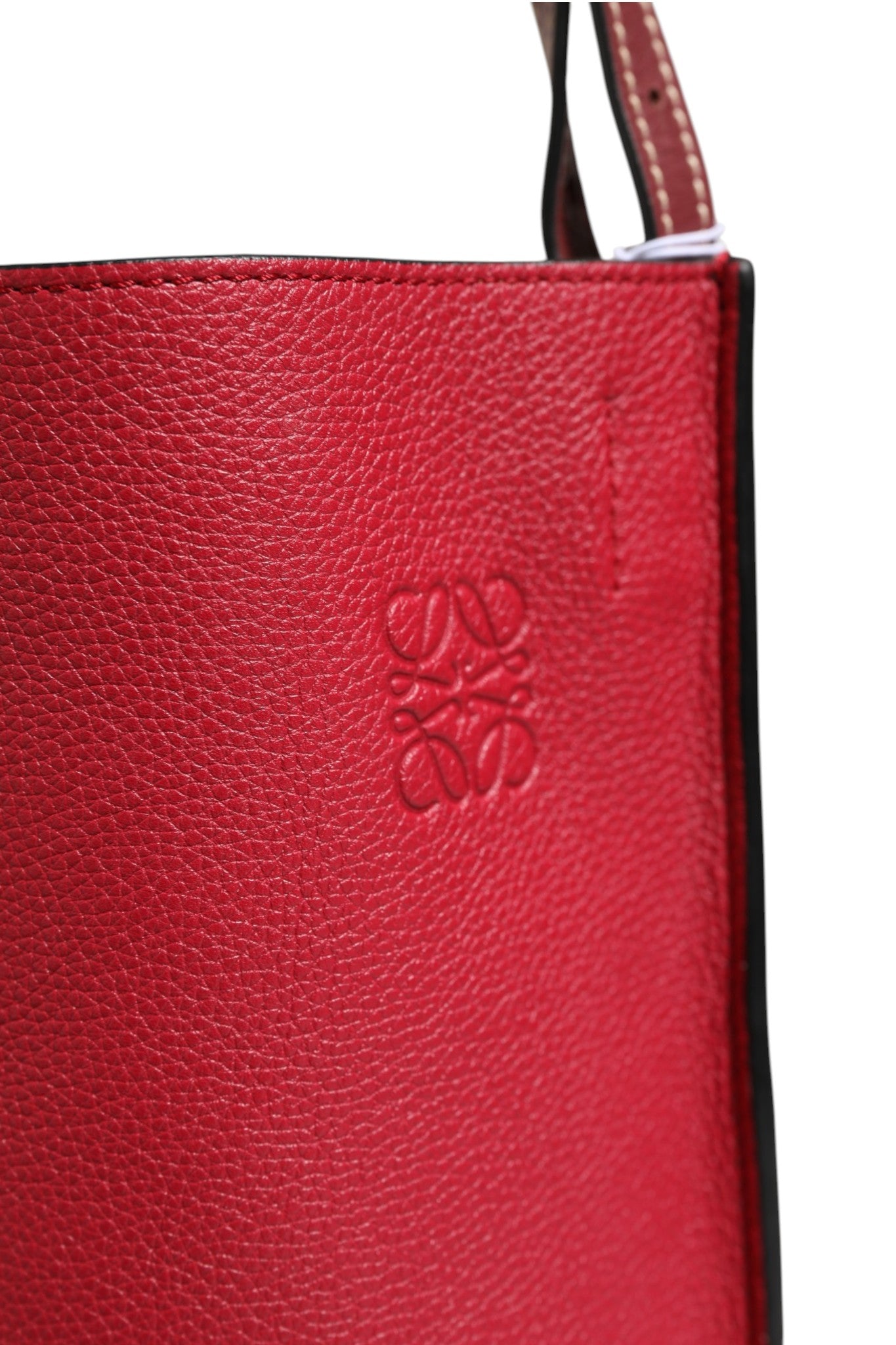 Loewe Gate Raspberry & Wine Leather Bucket Bag | Regal Royce