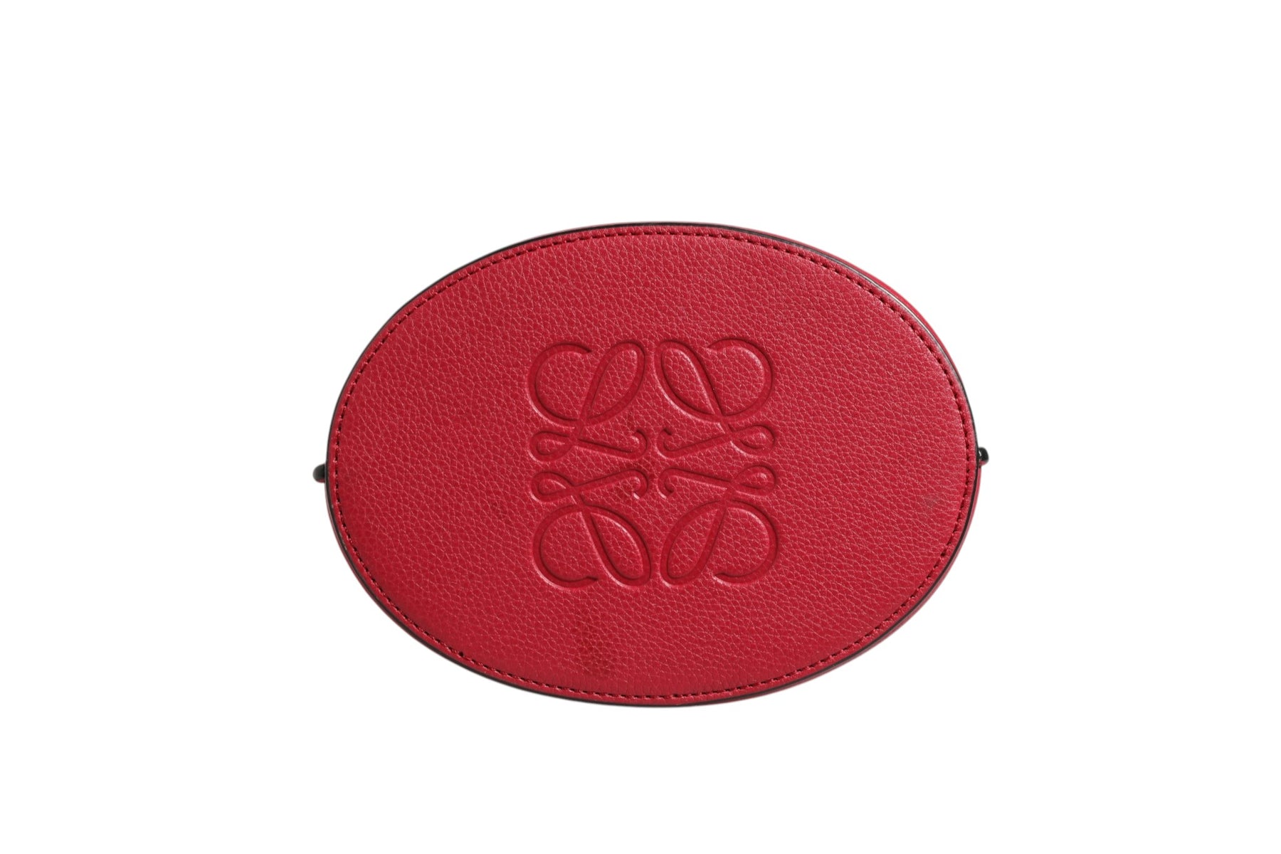 Loewe Gate Raspberry & Wine Leather Bucket Bag | Regal Royce