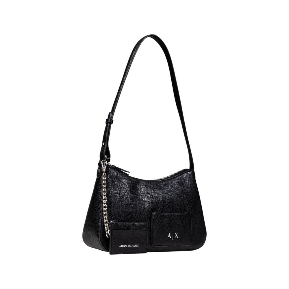 Armani Exchange Black Polyester Handbag | Regal Royce