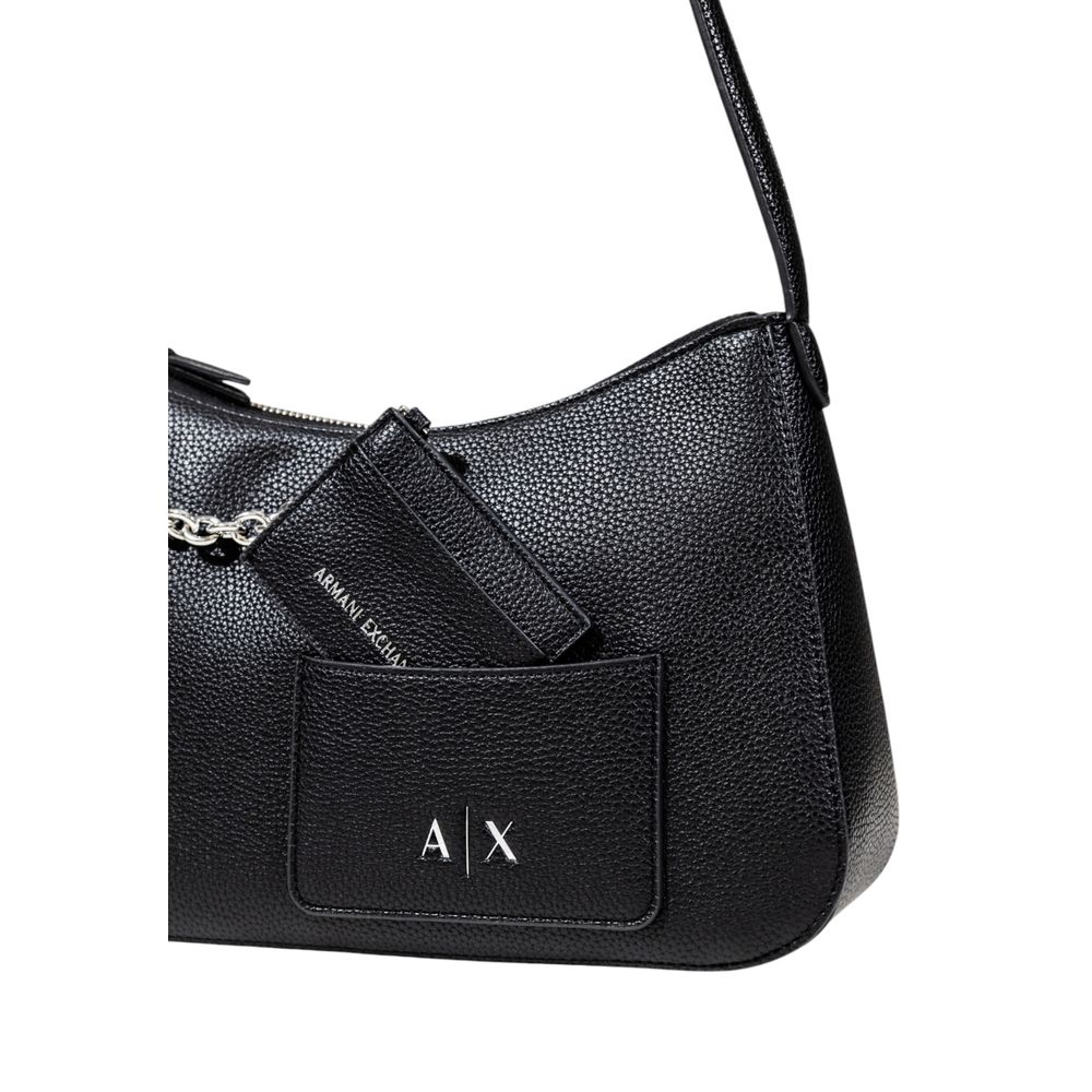 Armani Exchange Black Polyester Handbag | Regal Royce