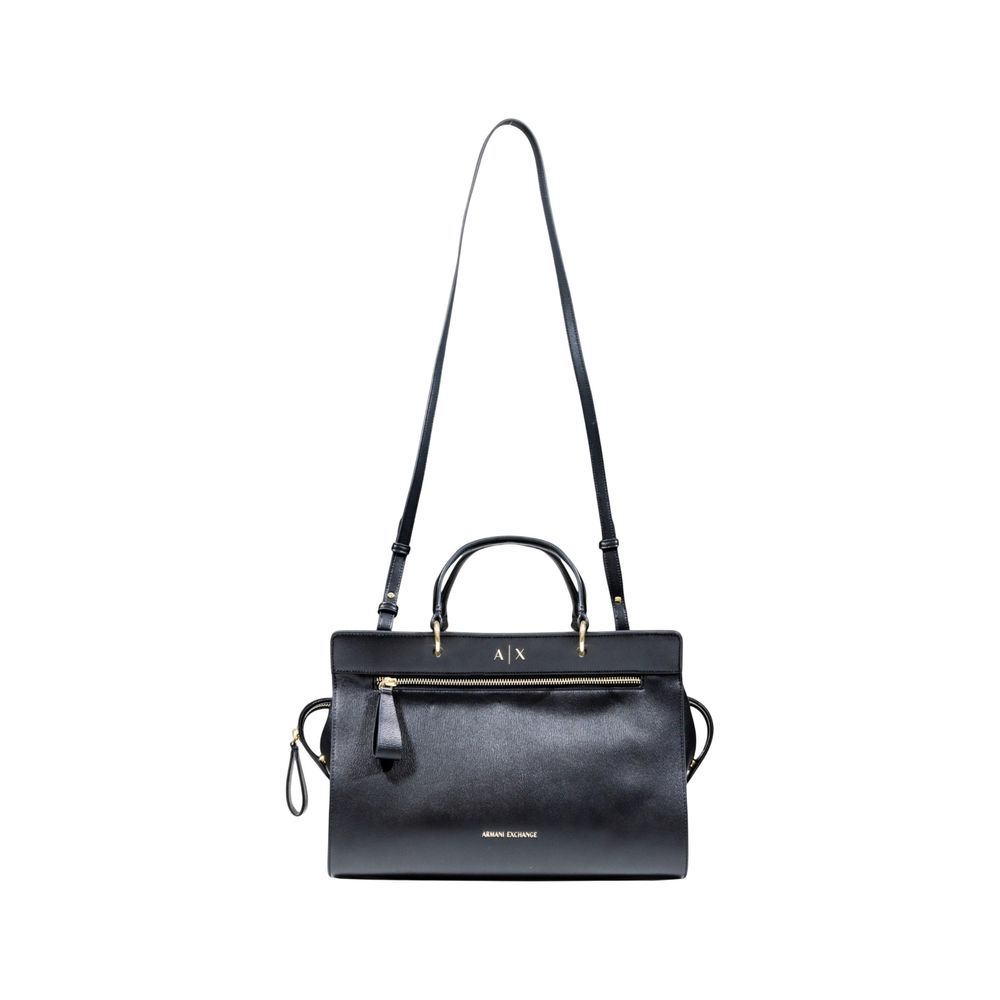 Armani Exchange Black Polyester Handbag | Regal Royce