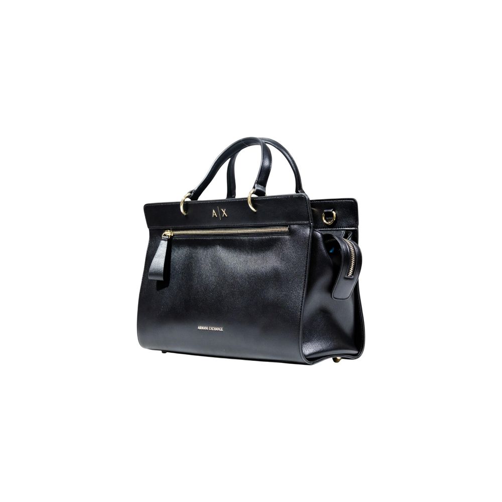 Armani Exchange Black Polyester Handbag | Regal Royce