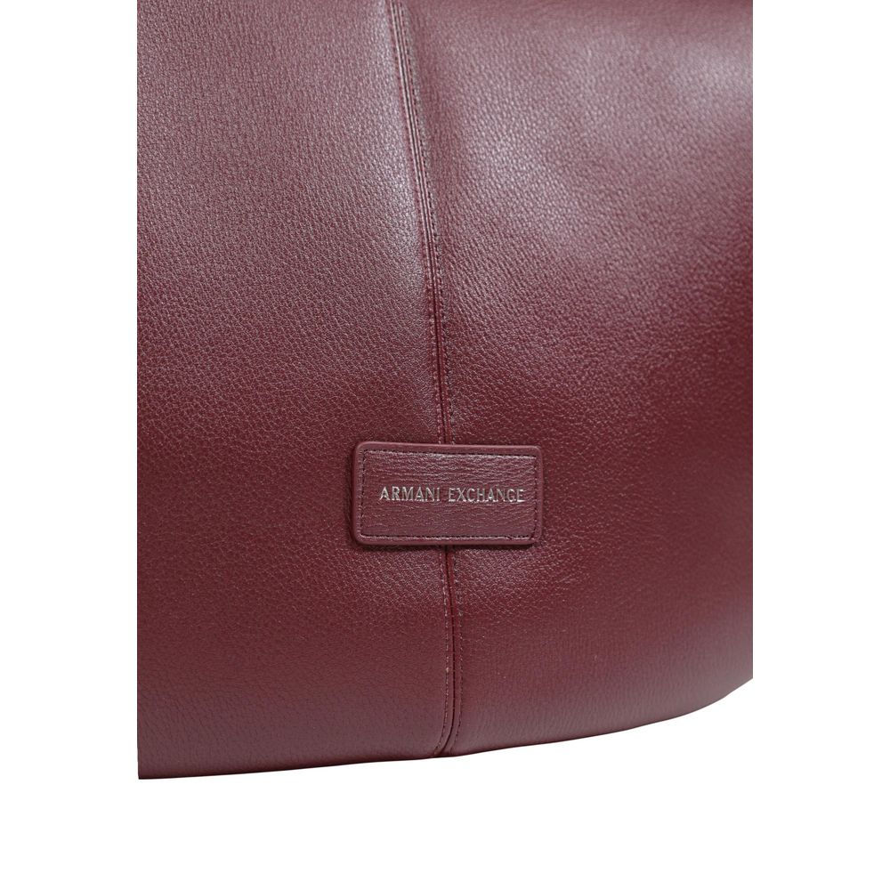 Armani Exchange Bordeaux Polyester Handbag | Regal Royce