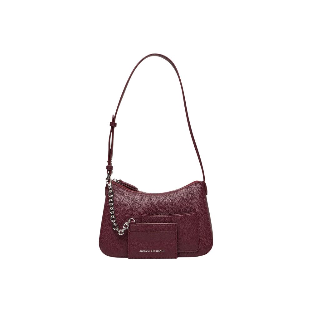 Armani Exchange Bordeaux Polyester Handbag | Regal Royce