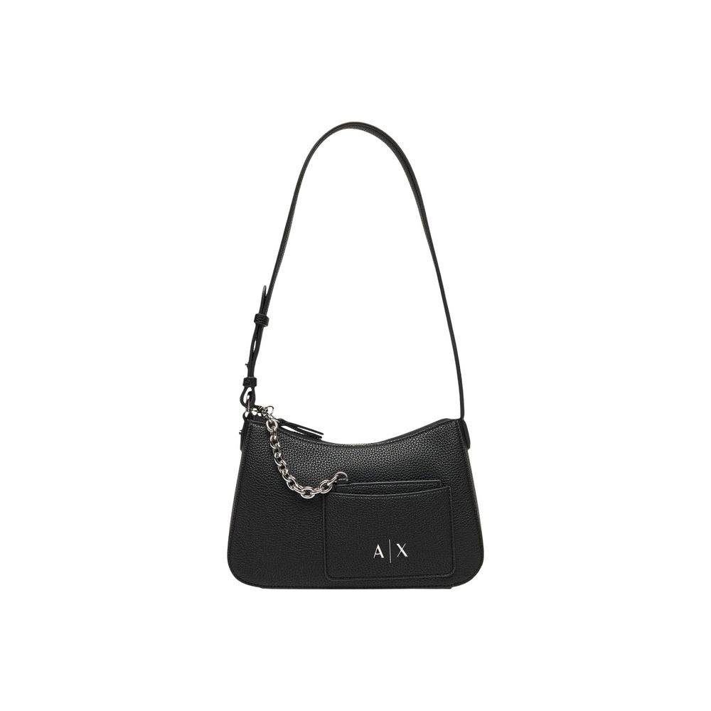 Armani Exchange Black Polyester Handbag | Regal Royce