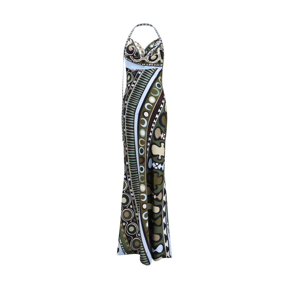 Emilio Pucci Multicolor Silk Long Dress | Regal Royce