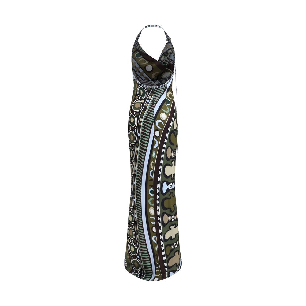 Emilio Pucci Multicolor Silk Long Dress | Regal Royce