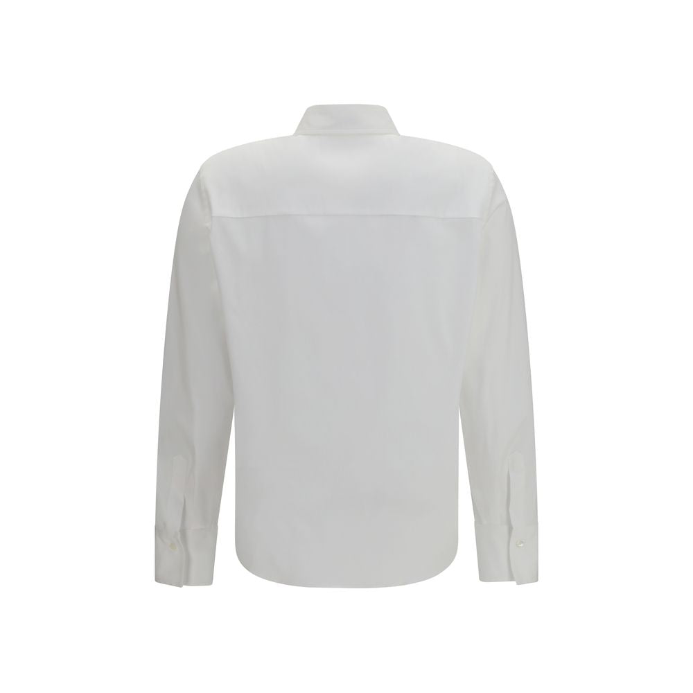 Brunello Cucinelli White Cotton Dress Shirt | Regal Royce