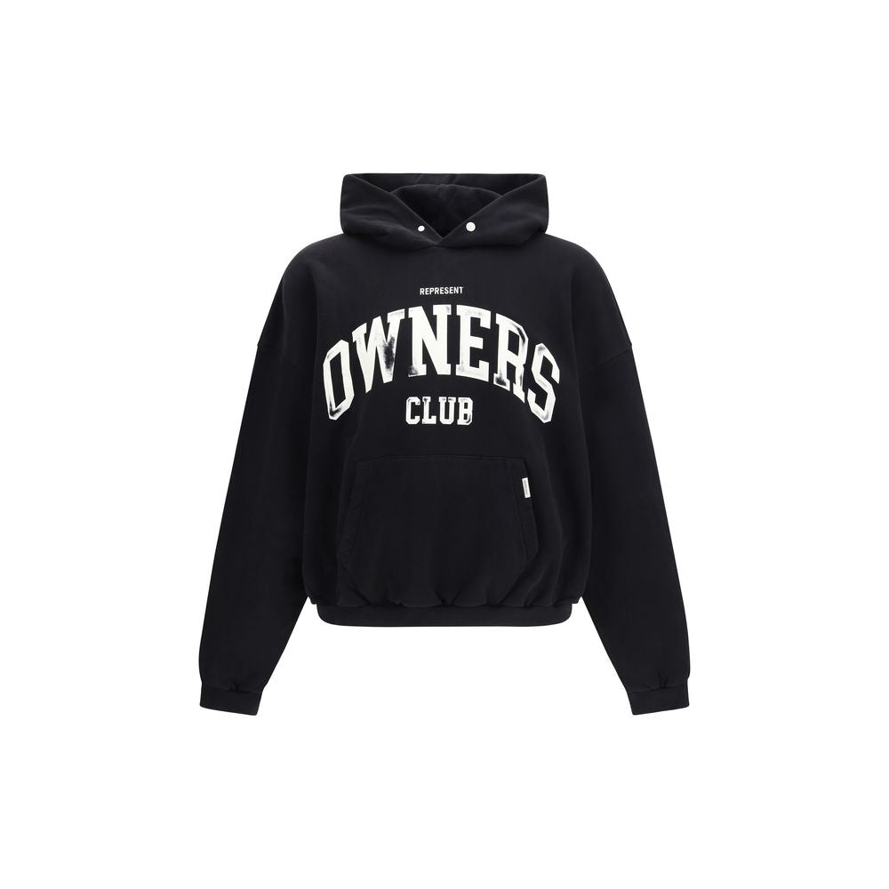 Represent Black Cotton Sweatshirt | Regal Royce