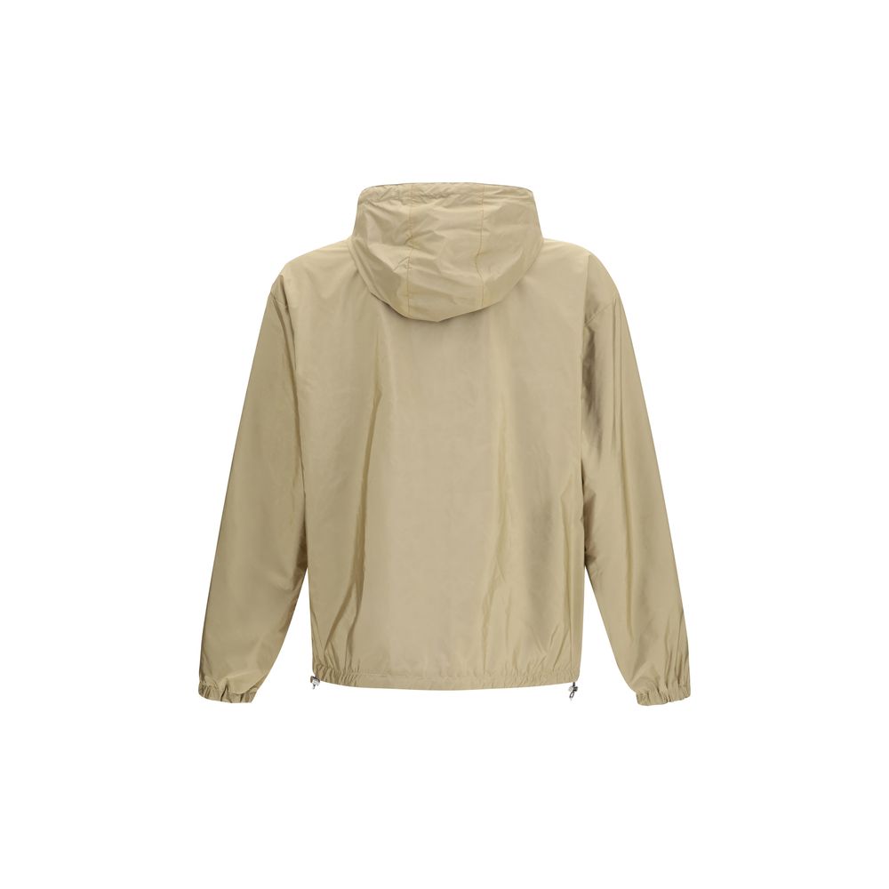 Prada Beige Recycled Polyamide Shell Jacket | Regal Royce
