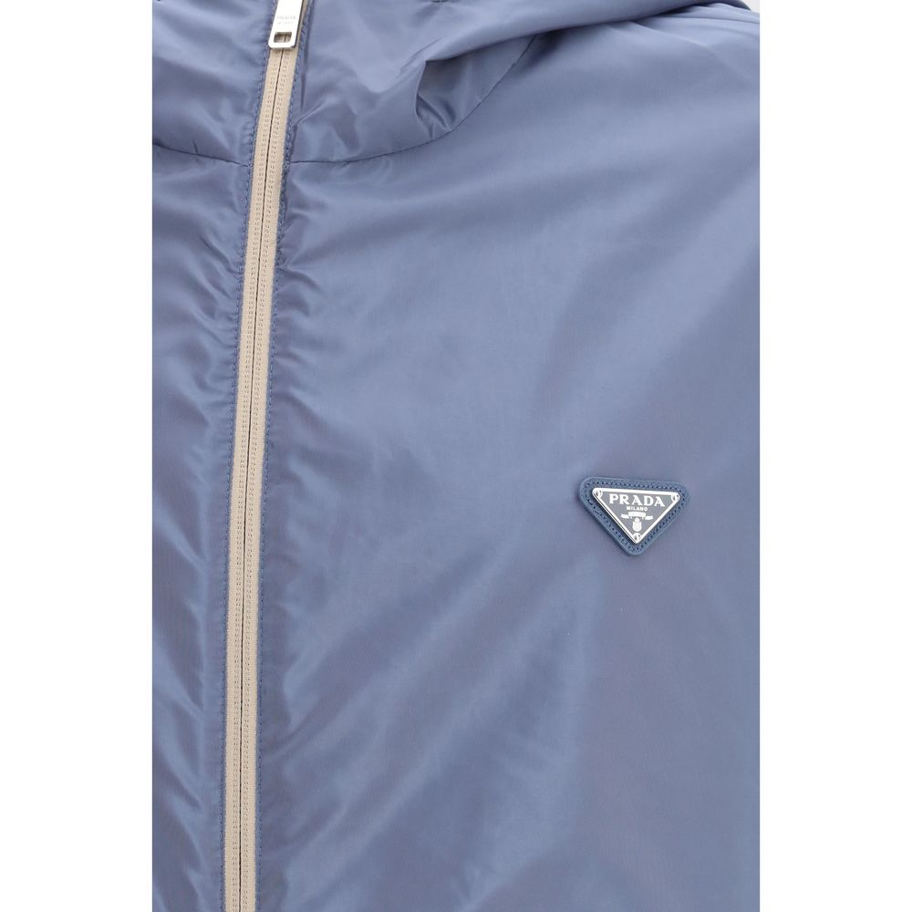 Prada Beige Recycled Polyamide Shell Jacket | Regal Royce
