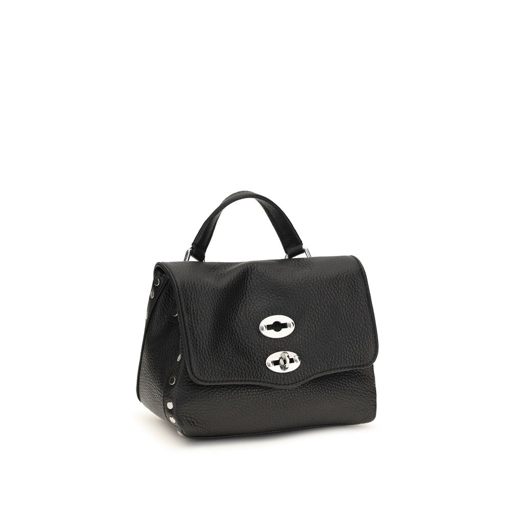 Zanellato Black Calf Leather Bos Taurus Handbag | Regal Royce