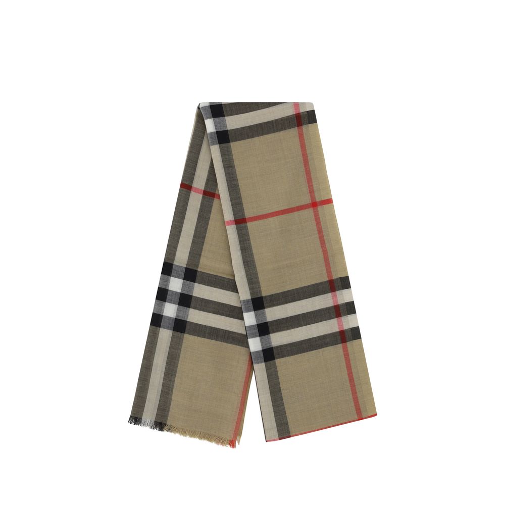 Burberry Beige Wool Oves Aries Scarf | Regal Royce