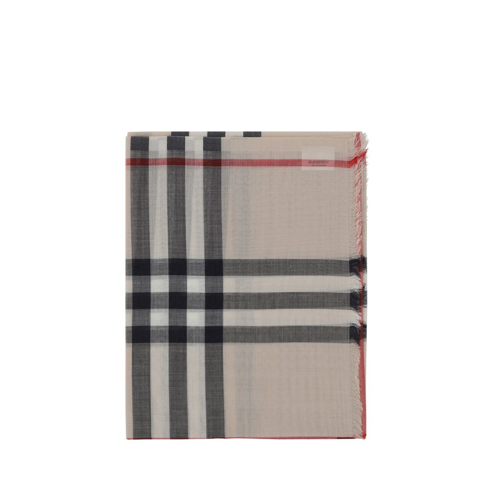 Burberry Beige Wool Oves Aries Scarf | Regal Royce