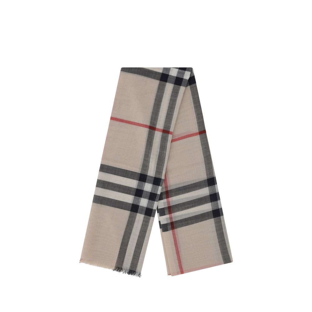 Burberry Beige Wool Oves Aries Scarf | Regal Royce