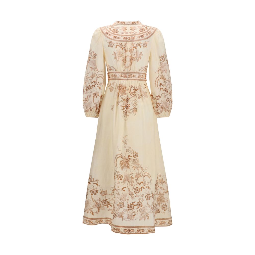 Zimmermann Beige Linen Casual Dress | Regal Royce
