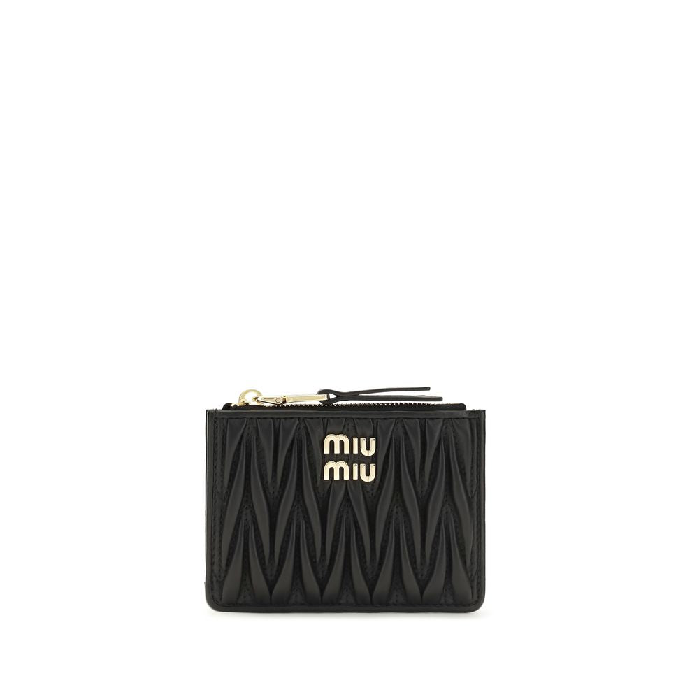 Miu Miu Black Lamb Ovis Aries Aries Wallet | Regal Royce
