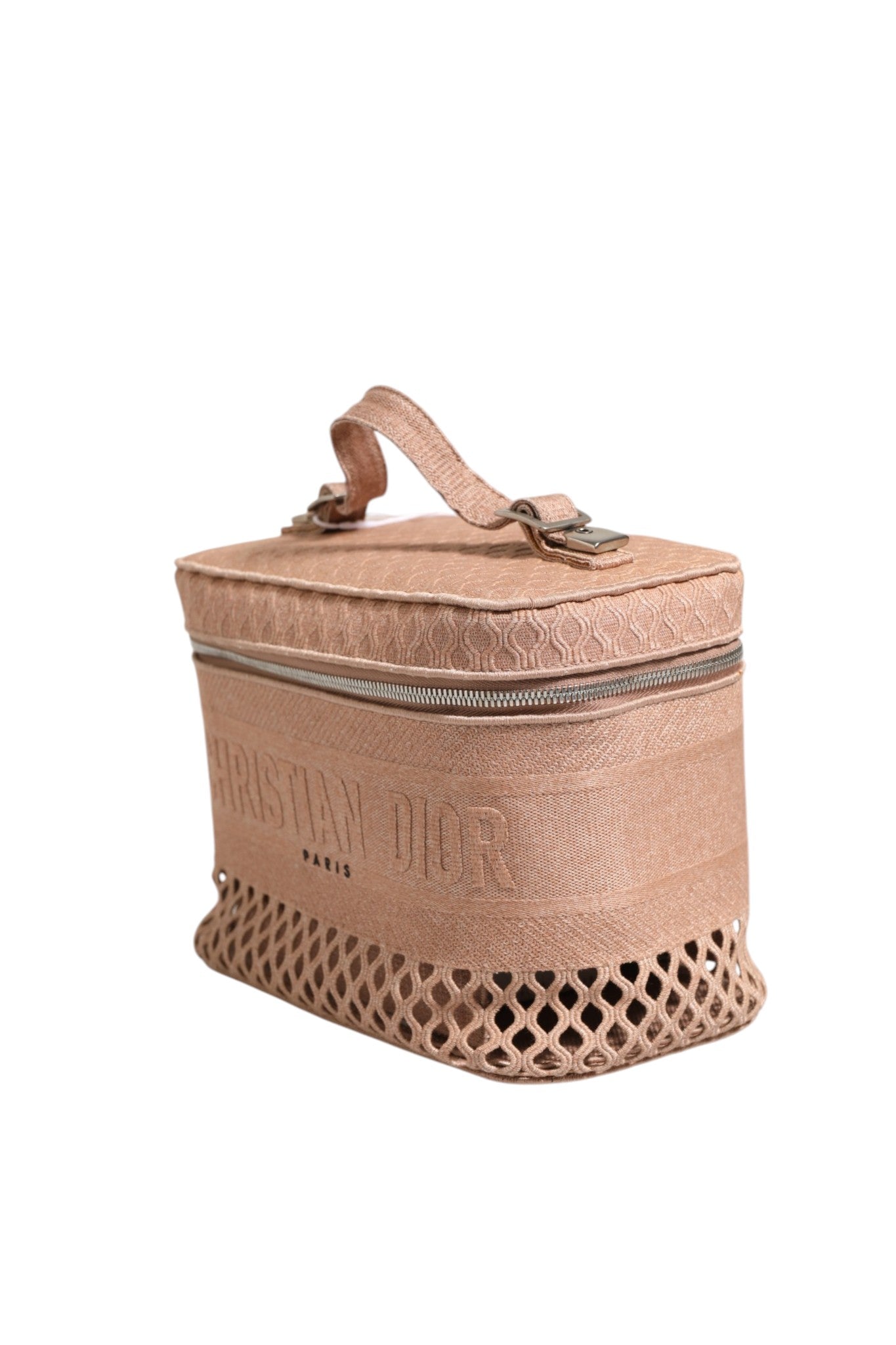 Christian Dior Mesh Embroidered Dior travel Vanity Case | Regal Royce