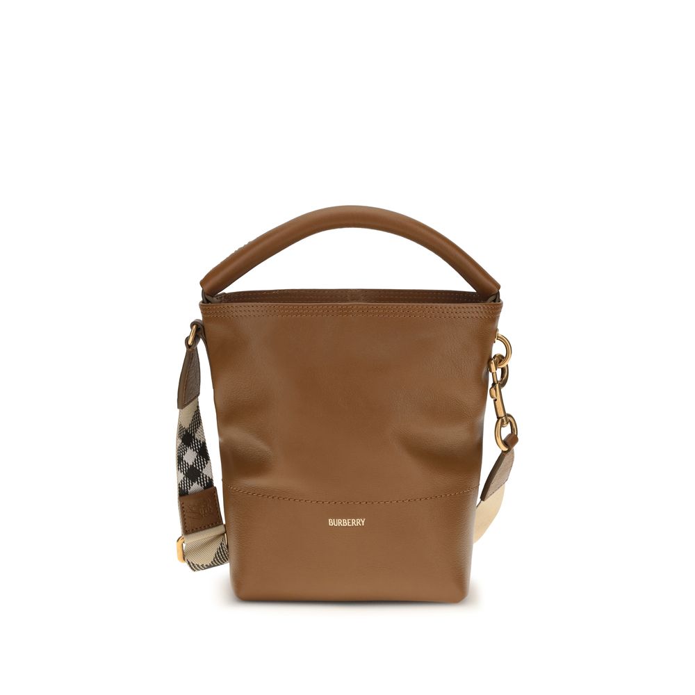 Burberry Brown Calf Leather Bos Taurus Backet Bag | Regal Royce