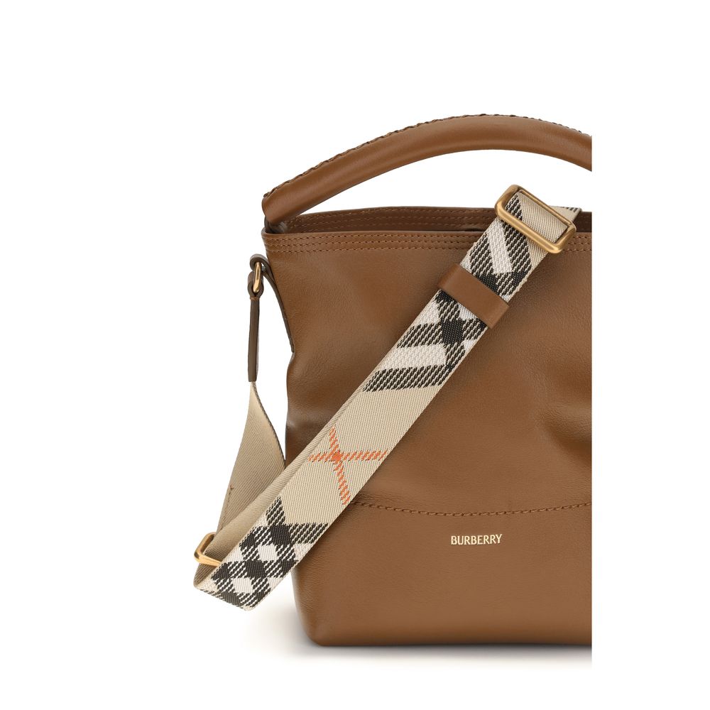 Burberry Brown Calf Leather Bos Taurus Backet Bag | Regal Royce