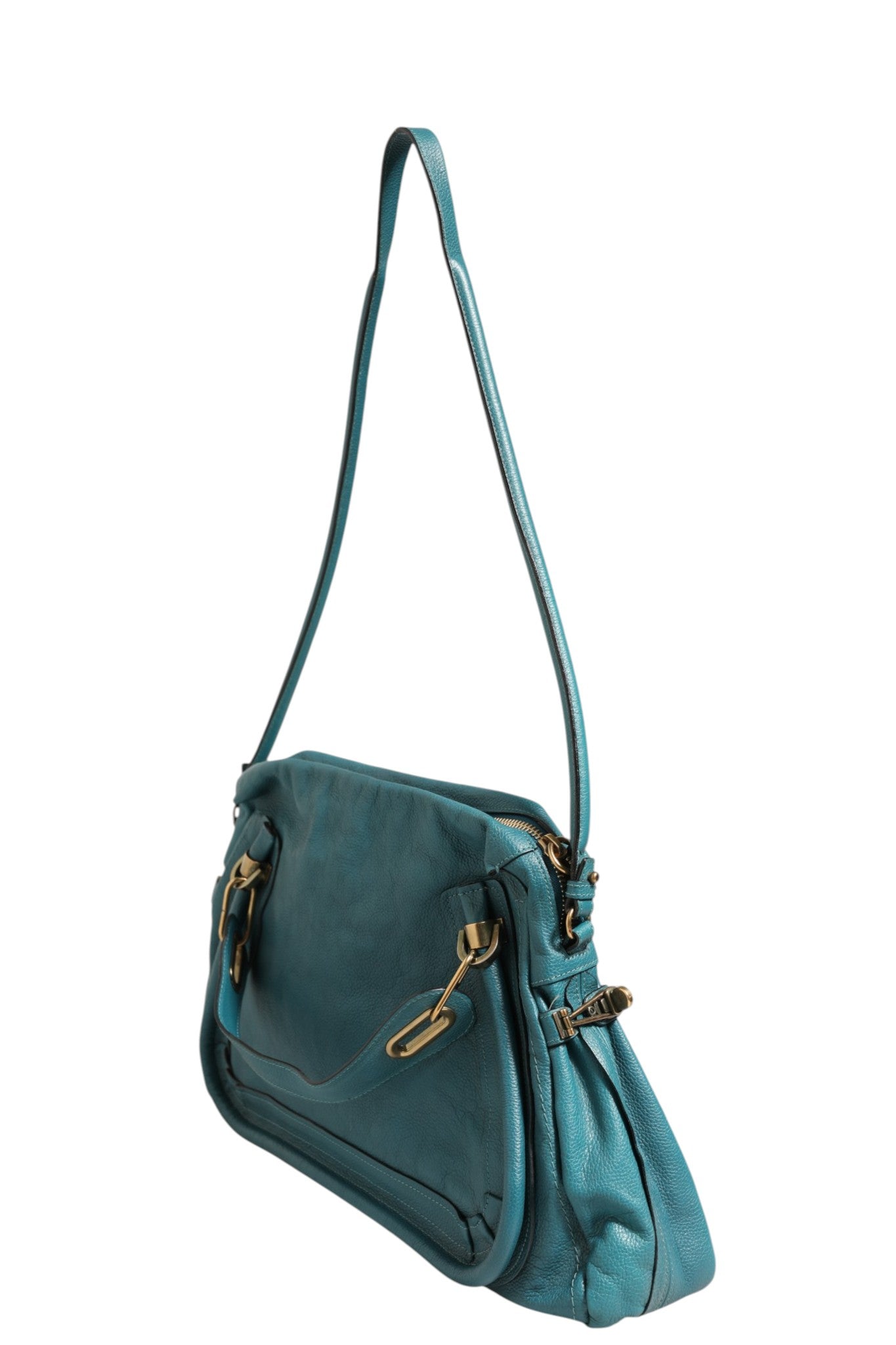 Chloé Paraty Bag in Aquamarine Leather | Regal Royce