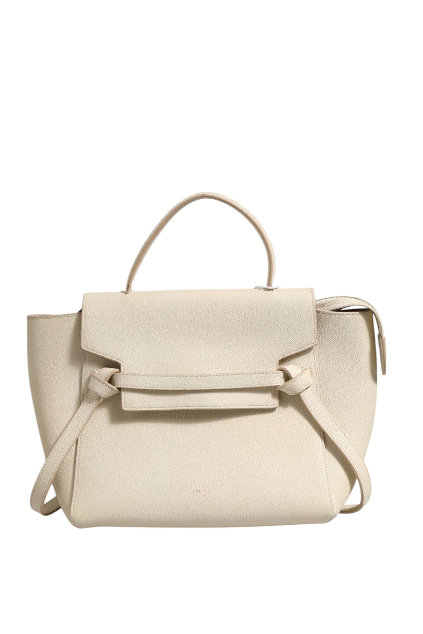 Celine Nano Belt Bag Grained Calfskin Chalk | Regal Royce