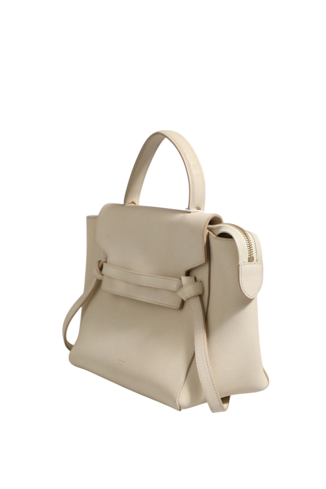 Celine Nano Belt Bag Grained Calfskin Chalk | Regal Royce