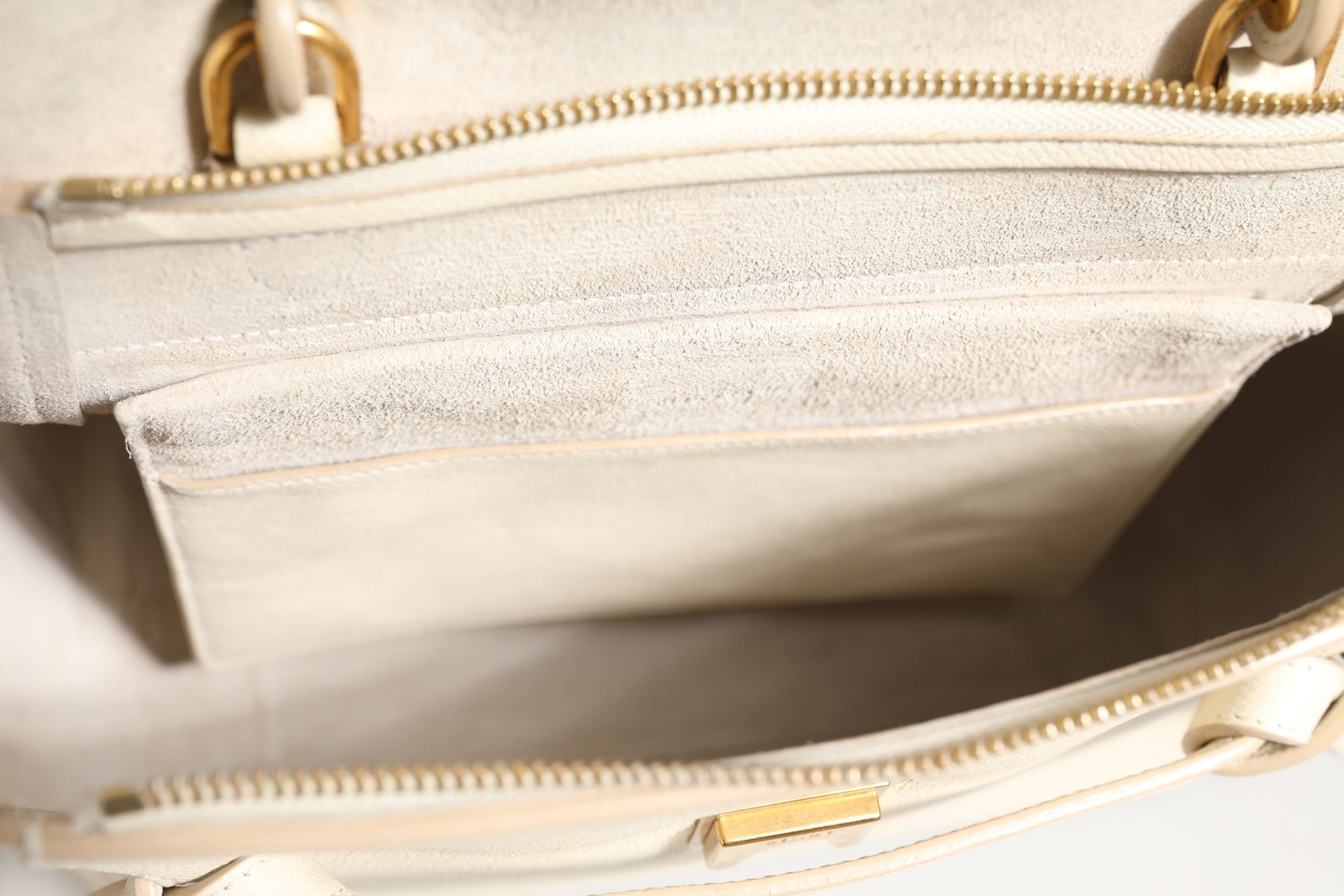 Celine Nano Belt Bag Grained Calfskin Chalk | Regal Royce