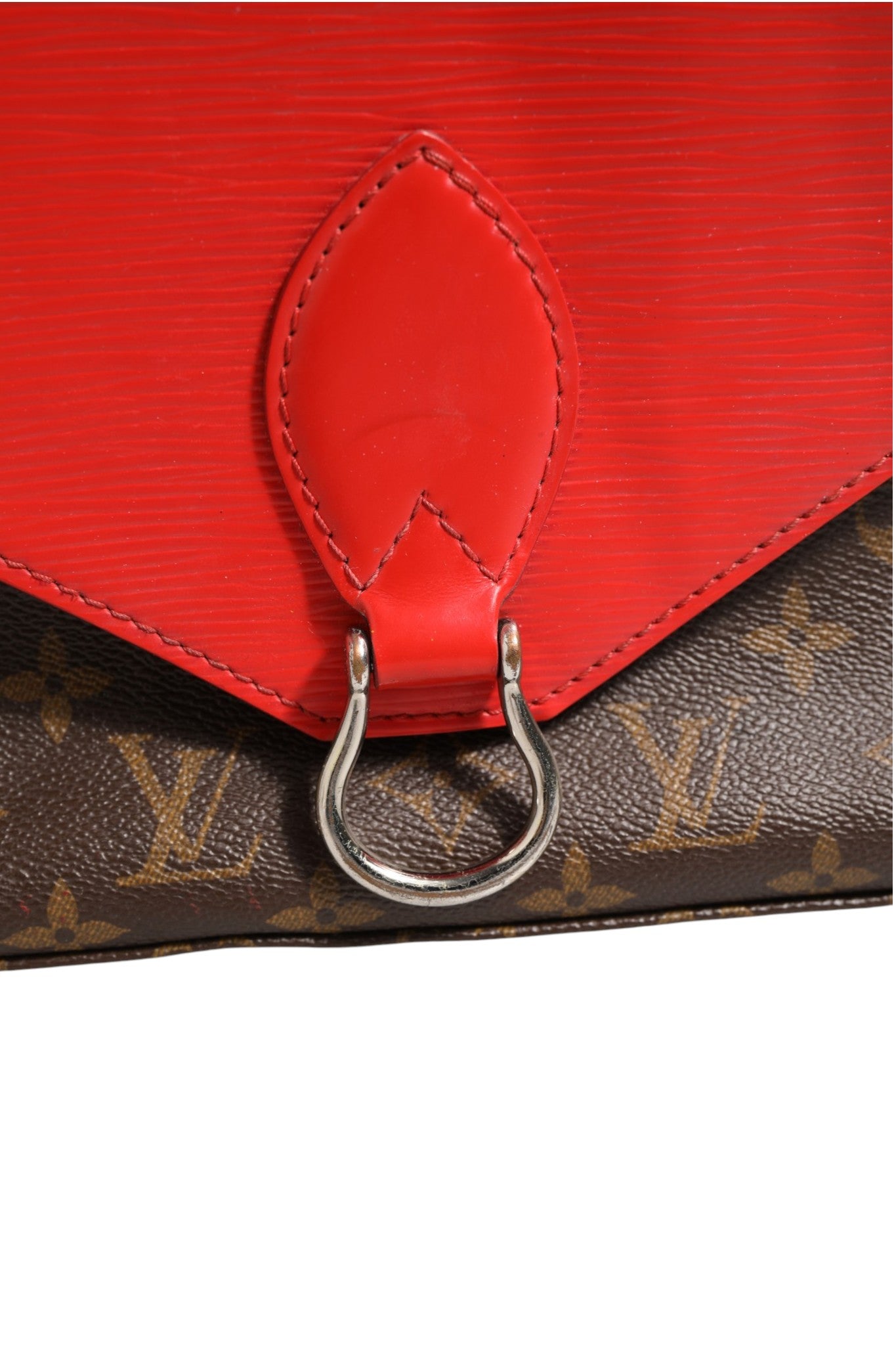 Louis Vuitton Saint Michel Monogram Epi Shoulder Bag Coquelicot | Regal Royce