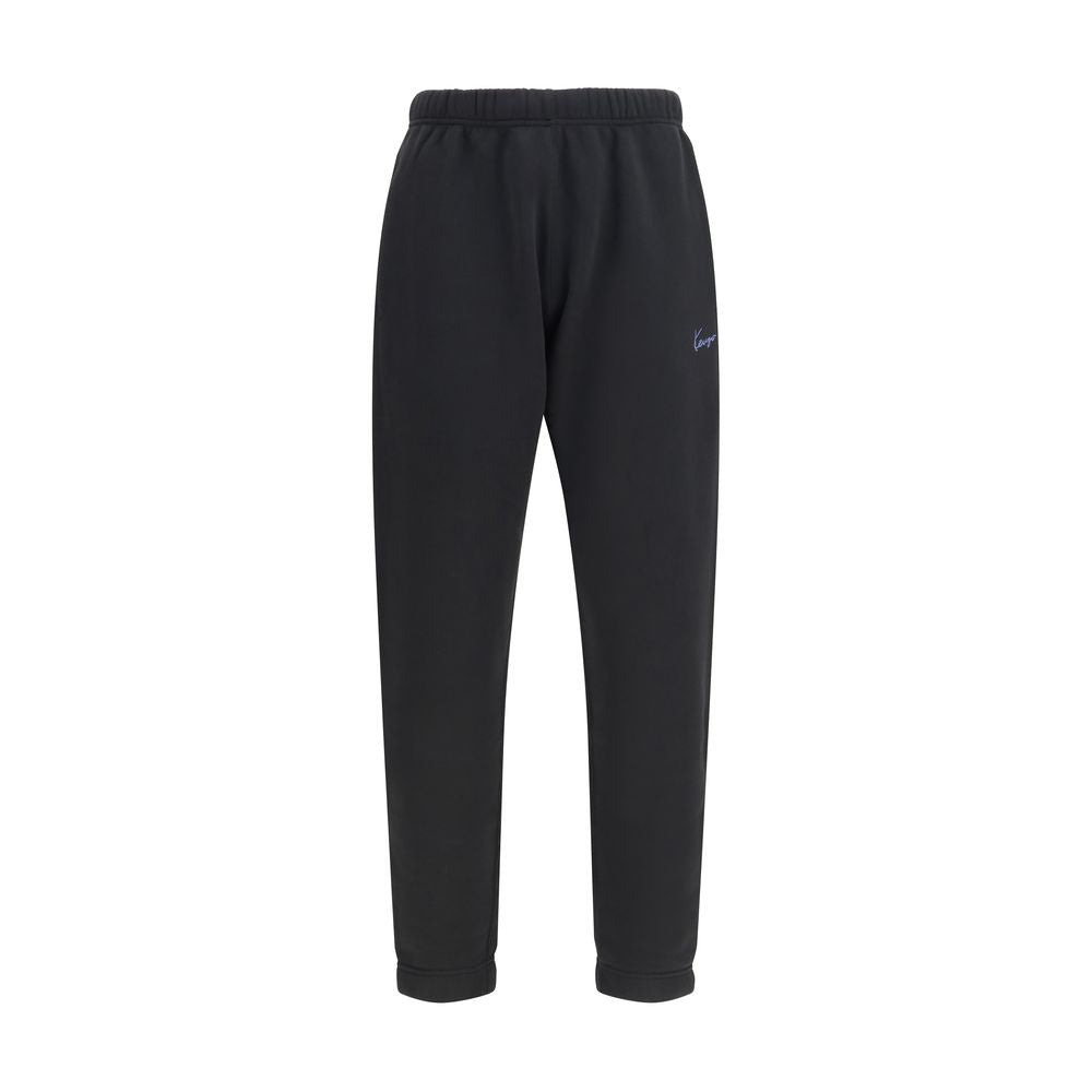 Kenzo Black Cotton Joggers (Workout Pants) | Regal Royce