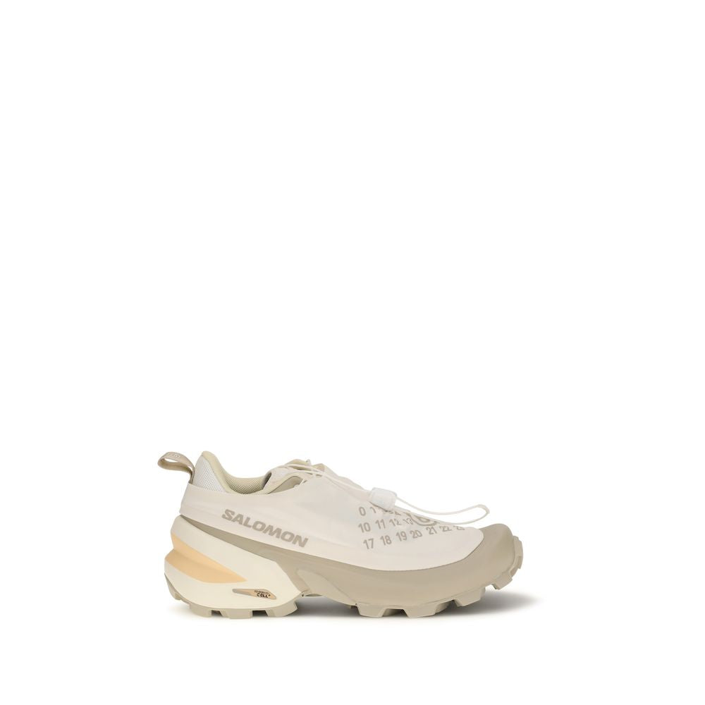 MM6 White Nylon Athletic Sneakers | Regal Royce