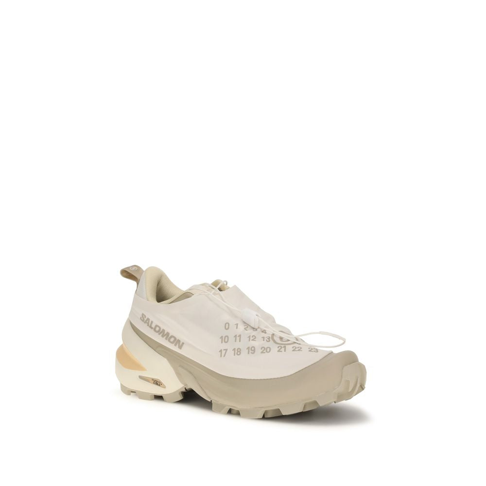 MM6 White Nylon Athletic Sneakers | Regal Royce