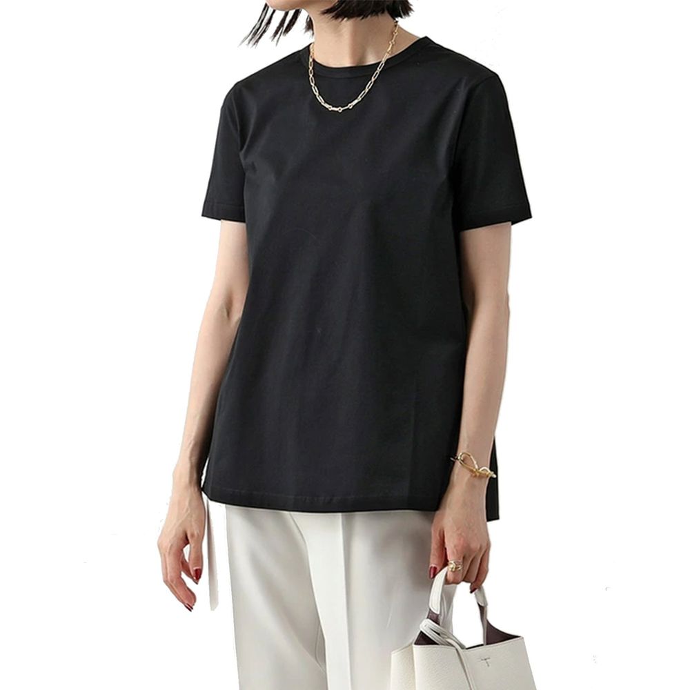 Herno Black Cotton T-Shirt | Regal Royce