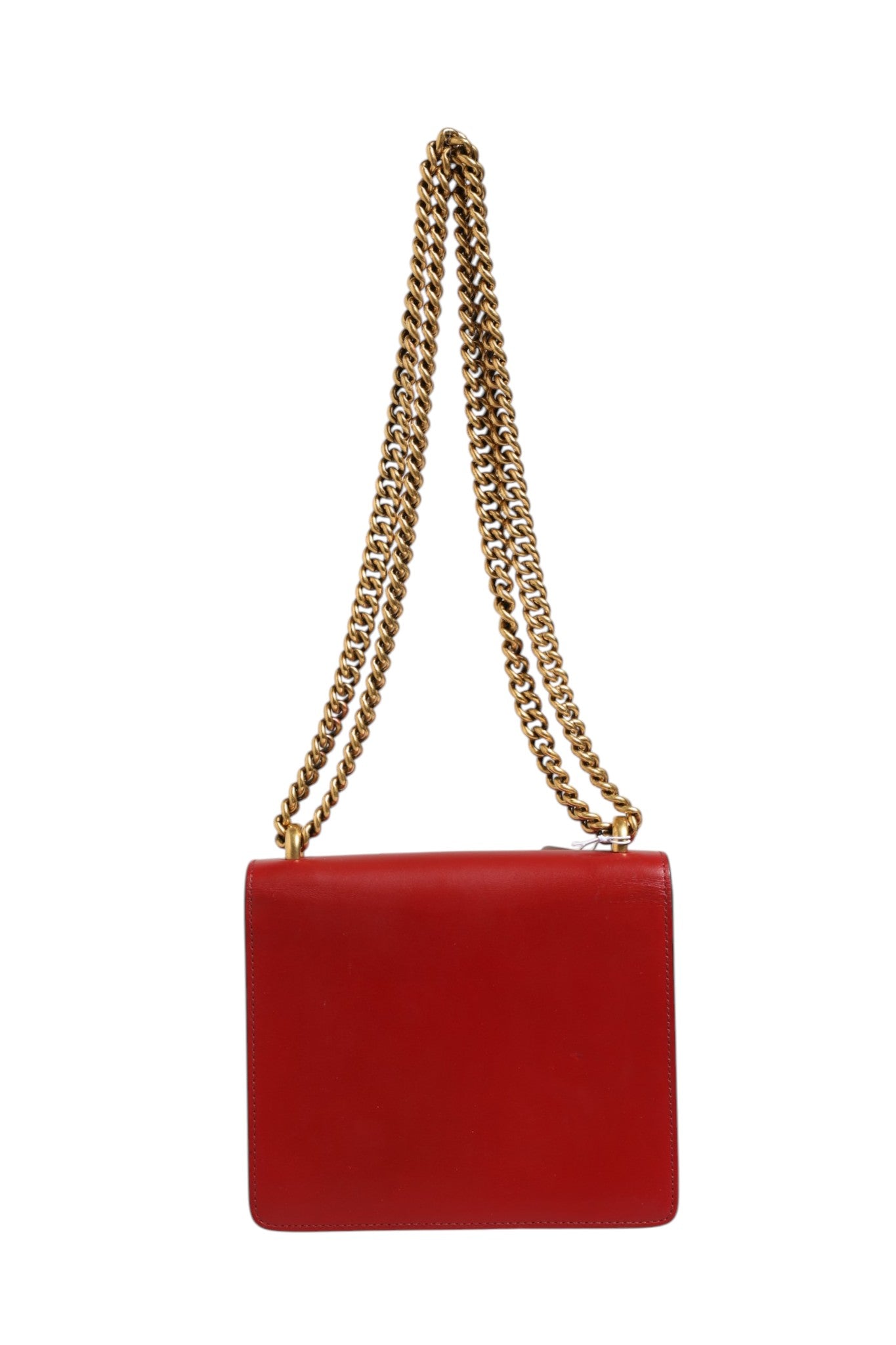 Gucci Marmont small shoulder bag in Rosso Ancora red leather | Regal Royce