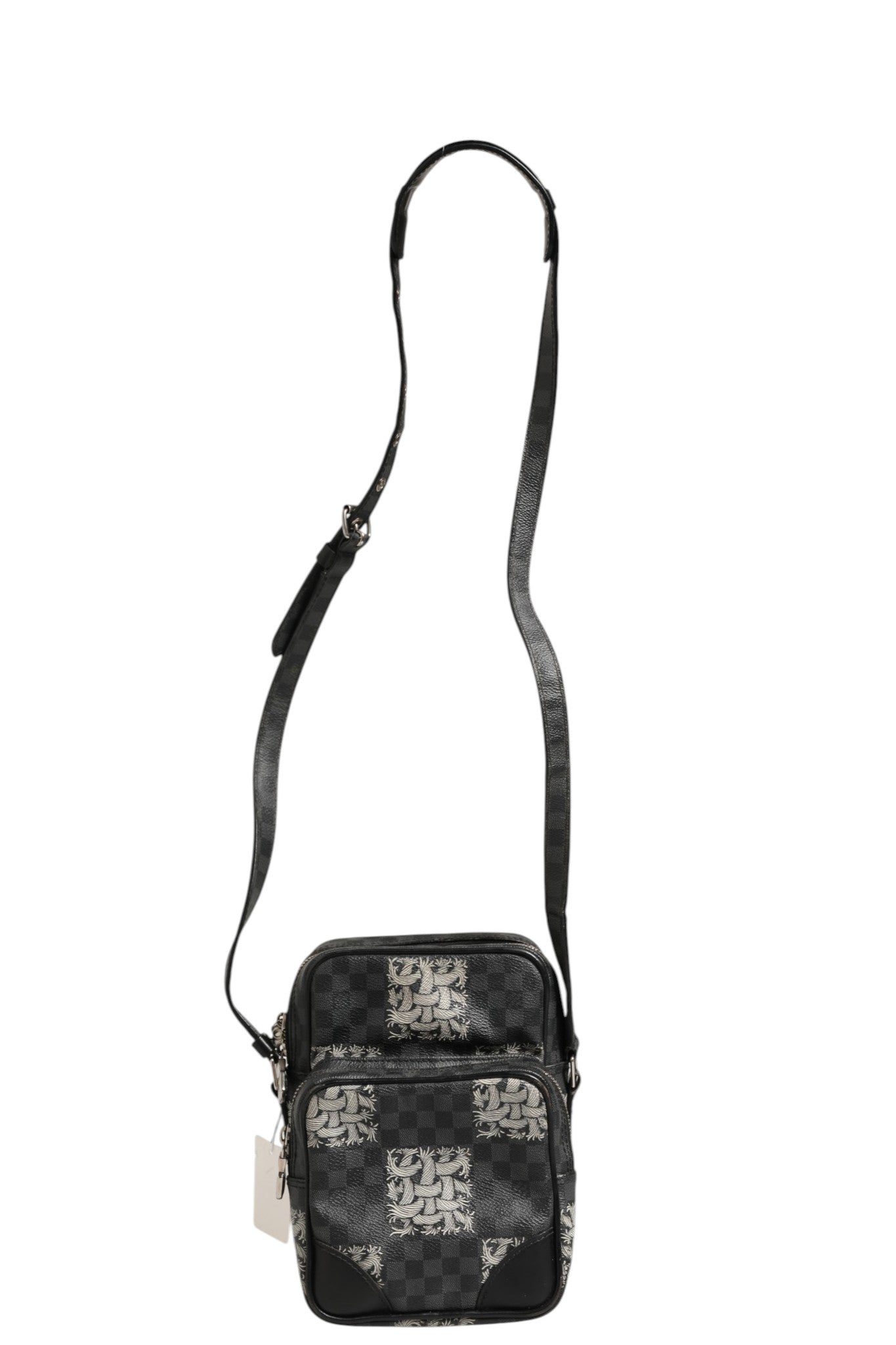Louis Vuitton Black Damier Graphite Canvas Amazon Christopher Nemeth Shoulder Bag | Regal Royce
