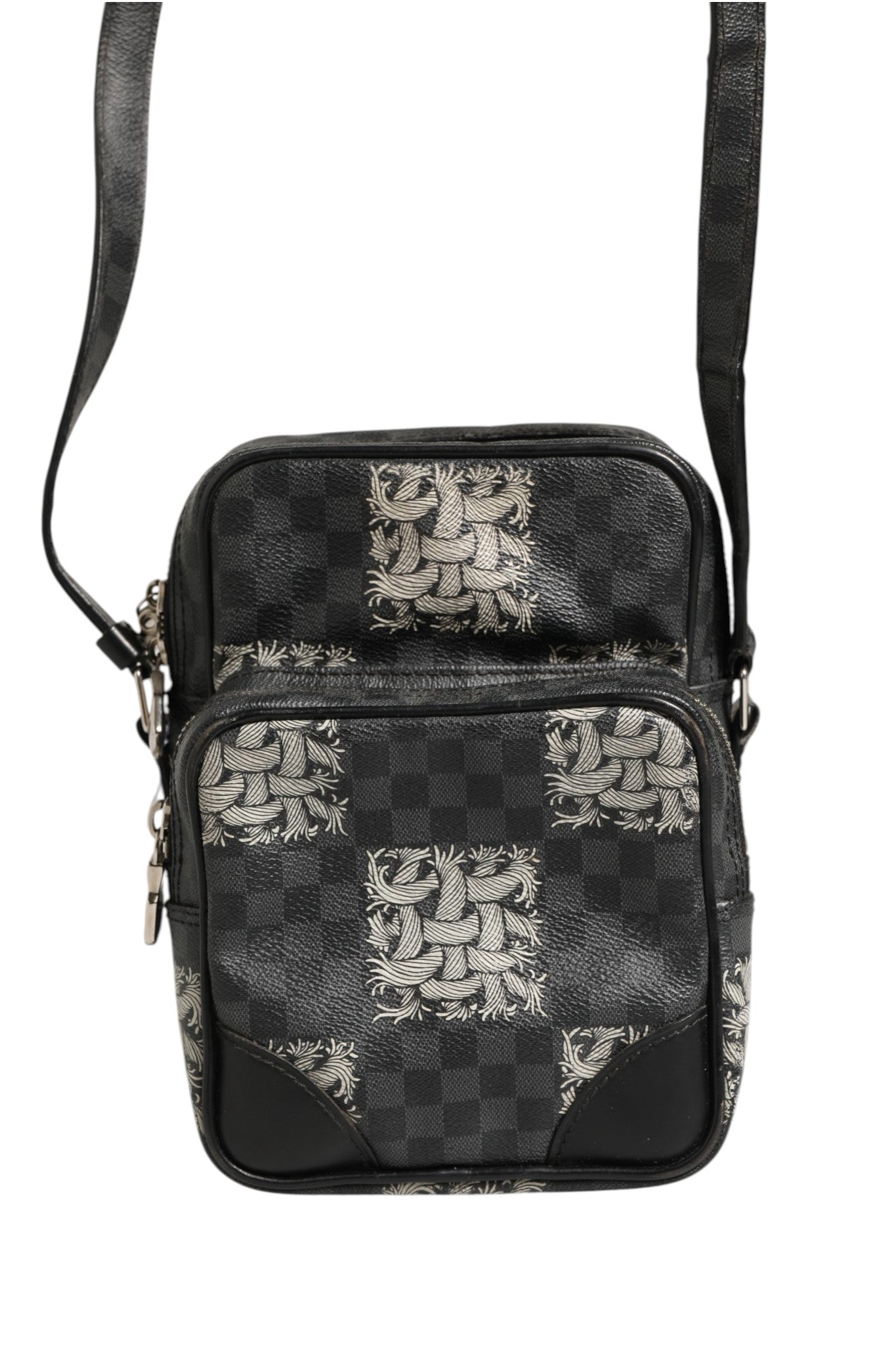 Louis Vuitton Black Damier Graphite Canvas Amazon Christopher Nemeth Shoulder Bag | Regal Royce