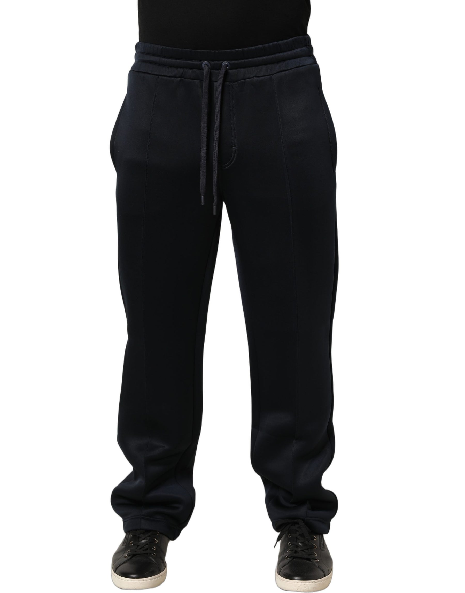 Dolce & Gabbana Black Polyester Jogger Men Sweatpants Pants | Regal Royce