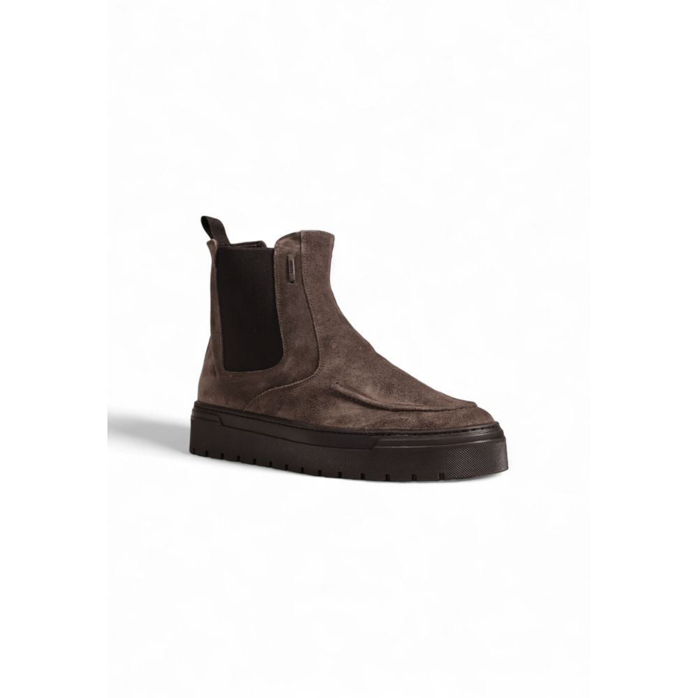 Antony Morato Gray Suede Leather Chelsea Boots | Regal Royce